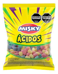 MISKY GOMA ACIDA FANTASIA 500G.